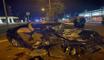Turgutlu'da feci kaza: 1 ölü, 3 yaralı