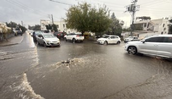 Bodrum sokakları bir saatte göle döndü