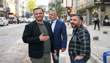 Bornova Belediyesi prestij cadde düzenlemelerinde yeni aşamaya geçti