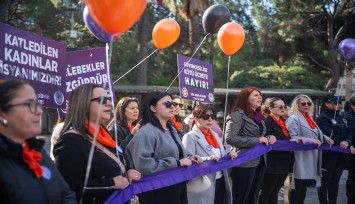 Bornova’da 25 Kasım dayanışması