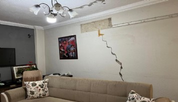Buca Onat Tüneli'nde çalışmalar geceyi kabusa çevirdi: Evlerde yeni çatlaklar, mahalle ayakta