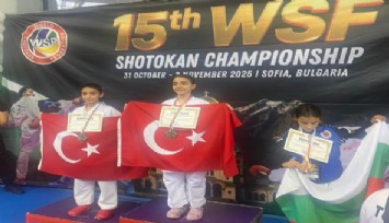 Ceylin Ayşe Şimşek, karatede Balkan Şampiyonu oldu