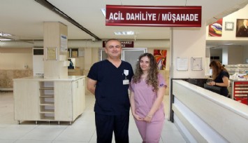 Denizli’de babalı kızlı mesai: 29 yıllık beyin cerrahı ve genç doktor aynı çatıda