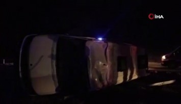 Denizli’de minibüs ile yolcu otobüsü çarpıştı: 1 ölü, 13 yaralı