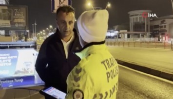 Ehliyetsiz sürücünün otomobilini almaya gelen şahıs da ehliyetsiz çıktı