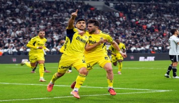 Fenerbahçe, 2-0 geriden gelerek Beşiktaş'ı devirdi: 2-3