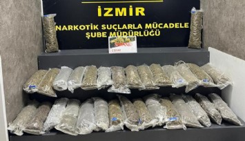 İzmir'de zehir deposuna operasyon: 23 kilo uyuşturucu ele geçirildi