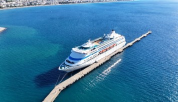 Lüks kruvaziyer yolcuları Alanya’dan İzmir’e geliyor