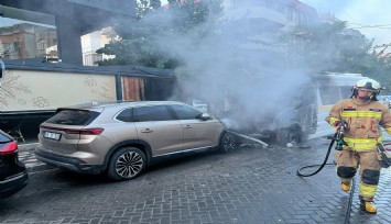 Manisa'da faciadan dönüldü: Okul servisi yandı, 13 çocuk son anda kurtuldu
