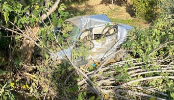 Manisa’da otomobil üzüm bağına devrildi: Sürücü hayatını kaybetti