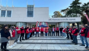 Sendikanın eyleminde 3’üncü gün: ‘Bizi çekmek istedikleri oyuna düşmeyeceğiz