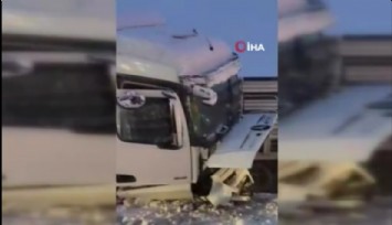 Sivas’ta yoğun kar yağışı kazaları beraberinde getirdi: 1 can kaybı, 5 yaralı