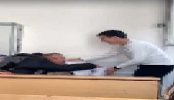 Ankara'da lise öğrencilerinden öğretmene saygısız hareketler