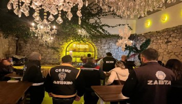 Çeşme’de yılbaşı öncesi ‘huzur’ denetimi