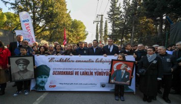 CHP İzmir Kubilay'ı andı: Cumhuriyet sahipsiz değildir, Cumhuriyet biziz