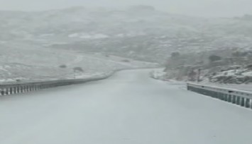 Denizli’de yüksek kesimlerde kar yağışı başladı: Bozdağ beyaza büründü