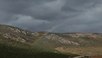 Gökkuşağına dokundu