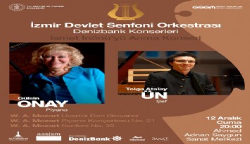 Gülsin Onay ve Şef Tolga Atalay Ün’den İzmir’de mozart akşamı