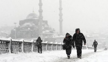İstanbul’da kar yağışı başladı