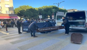 İzmir'de belediyenin çöp kamyonu yaya geçidinde kadını ezdi