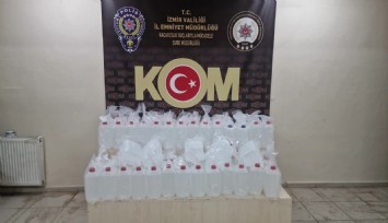 İzmir’de insan sağlığını tehdit eden sahte alkole operasyon: 2 kişiye tutuklama