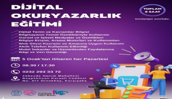 Kadınlar için dijital okuryazarlık eğitimi başlıyor