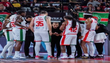 Karşıyaka Basketbol, haftayı son sırada tamamladı