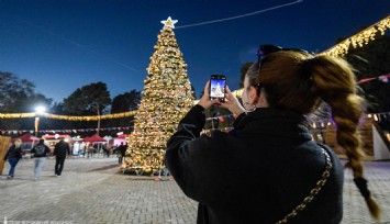 Kültürpark'ta yeni yıl heyecanı: Her yer ışıl ışıl