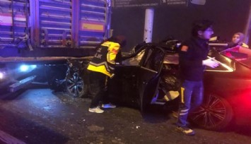 Kütahya’da feci kaza: Tıra arkadan çarpan otomobildeki 4 kişi hayatını kaybetti