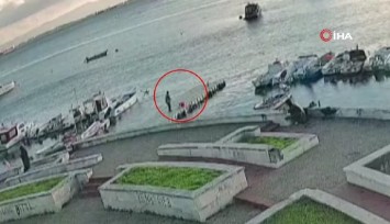 Pendik’te vicdanları sızlatan olay: Kediye tekme atıp denize fırlattı