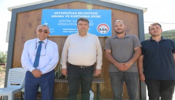Seferihisar Belediyesi Arama Kurtarma ekibi Afad Akreditasyon Sertifikası aldı