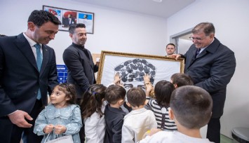Başkan Tugay Yamanlar’da 20’nci çocuk etkinlik merkezinin açılışını yaptı