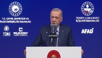 Cumhurbaşkanı Erdoğan: 453 bin konut yapacak ve evine girmeyen iş yerine kavuşmayan kimseyi bırakmayacağız