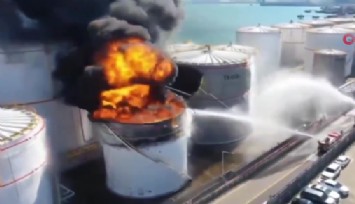 Güney Kore’de dev yakıt tankında patlama ve yangın: 1 ölü