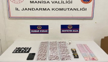 İşyerinde uyuşturucu maddelerle yakalandı