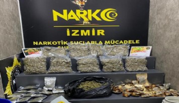 İzmir'de iki uyuşturucu operasyonunda 3 tutuklama