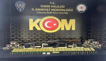 İzmir'de ruhsatsız silah operasyonu: 3 gözaltı