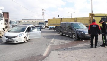 Manisa'da trafik kazası: 1 kişi yaralandı