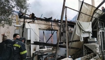 Muğla’da korkutan ev yangını