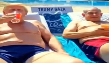 Trump'tan kanlı topraklarda dansözlü, dolarlı skandal paylaşım