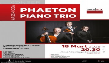 AASSM’de Phaeton Piano Trio konseri