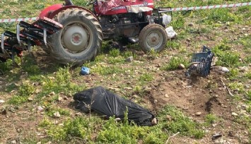 Aydın'da  direksiyon hakimiyetini kaybeden adam traktörün altında kalarak can verdi
