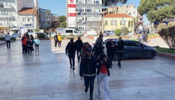Aydın'da 'yeşil reçete' operasyonunda gözaltına alınan şüpheliler adliyeye sevk edildi