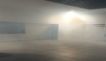Balçova Metro'da yangın paniği