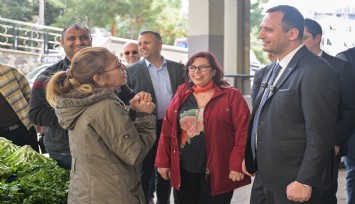 Başkan Eşki’den pazaryeri ziyareti