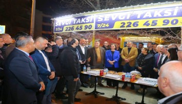 Başkan Kınay, taksicilerle sahurda buluştu