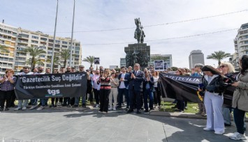 Başkan Tugay’dan gazetecilere destek