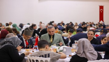 Buca’da şehit aileleri, gaziler ve yakınları için iftar düzenlendi