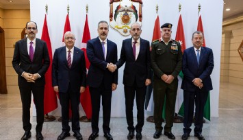 Dışişleri Bakanı Fidan, Ürdünlü mevkidaşı Safadi ile bir araya geldi