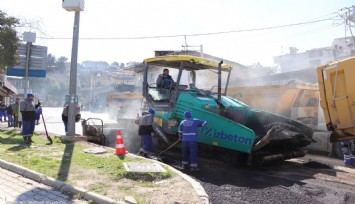Gürçeşme Caddesi'nde çalışmalar son sürat devam ediyor